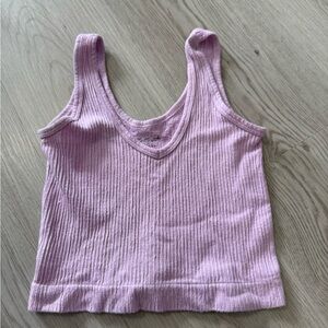 Urban Outfitters Lavender Ribbed Tank Top